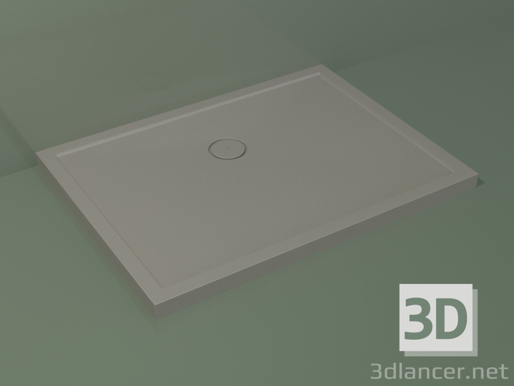 3D modeli Duş teknesi Medio (30UM0131, Clay C37, 120x90 cm) - önizleme