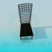 3D modeli Yüksek arkalık ile sandalye - önizleme