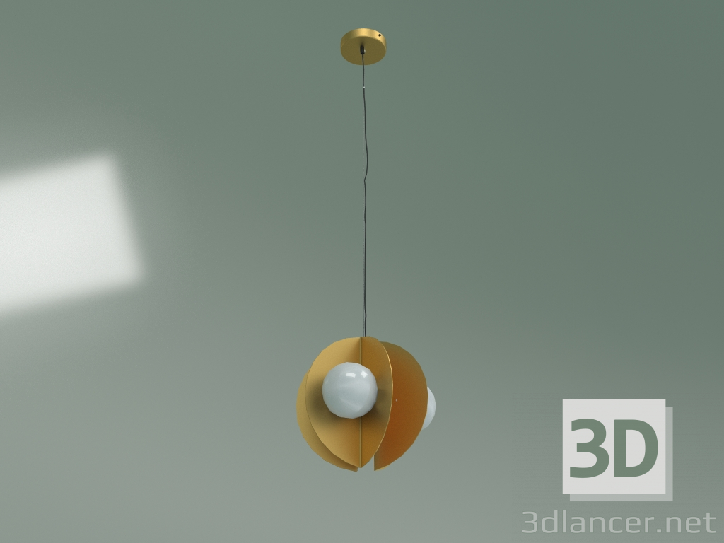 modello 3D Lampada a sospensione 50144-3 (oro) - anteprima