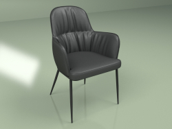 Chair with armrests Sheldon Black