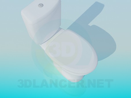 modelo 3D Taza del inodoro - escuchar modelo 3D Taza del inodoro - escuchar