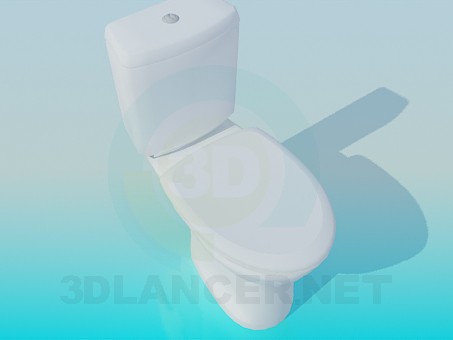 modelo 3D Taza del inodoro - escuchar modelo 3D Taza del inodoro - escuchar