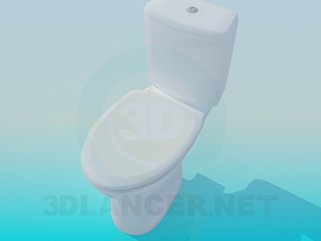 modelo 3D Taza del inodoro - escuchar modelo 3D Taza del inodoro - escuchar