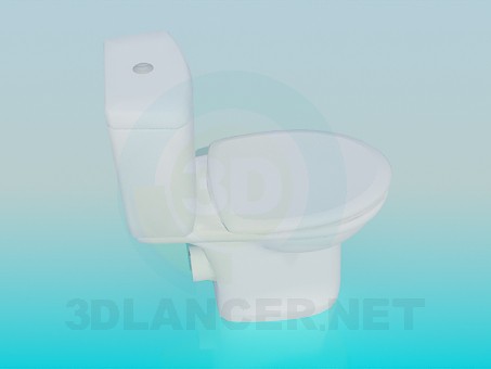 modelo 3D Taza del inodoro - escuchar modelo 3D Taza del inodoro - escuchar