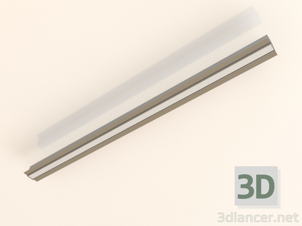 3D modeli Gömme lamba Thiny Slim RT 120 - önizleme