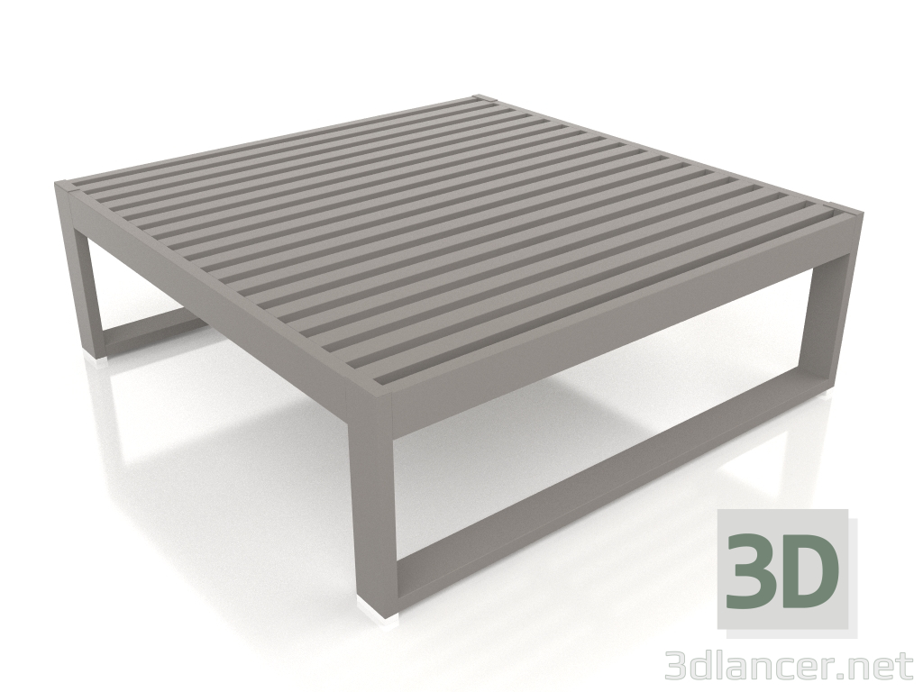 modèle 3D Table basse 91 (Gris quartz) - preview