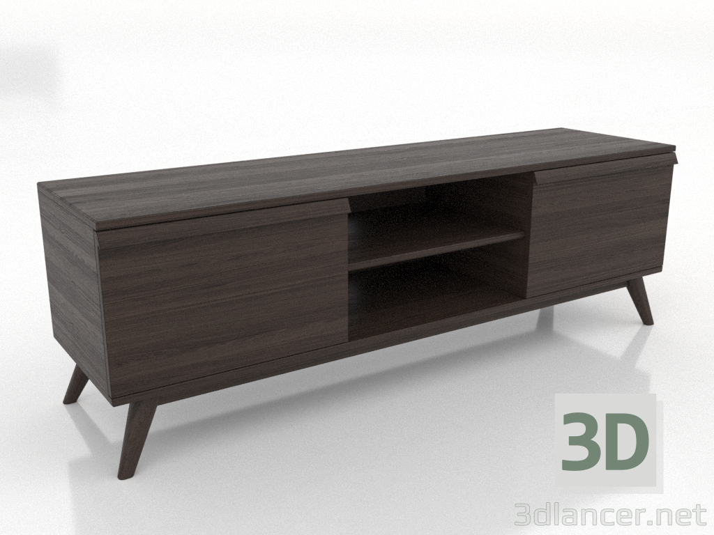 3d model OPEN cabinet 1500 mm (ash walnut) - preview 3d model OPEN cabinet 1500 mm (ash walnut) - preview