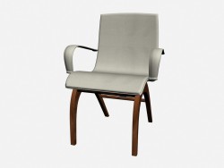 Chair with armrests HERMAN LINE