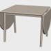 3D Modell Tische im Restaurant zu essen (CH002, weggelassenen Kanten) - Vorschau