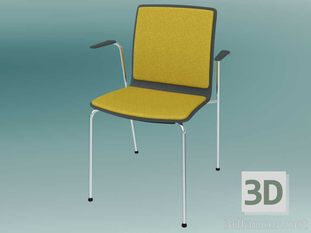 Modelo 3d Cadeira para visitantes (K32H 2P) - preview