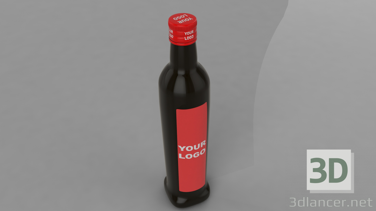 Botella 3D 3D modelo Compro - render