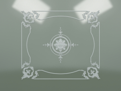 Plaster stucco ceiling composition ND-005