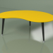 3 डी मॉडल किडनी कॉफी टेबल (पीली सरसों) - पूर्वावलोकन