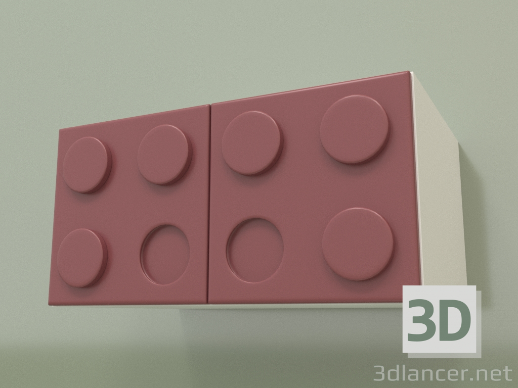 3D modeli Asma kat (Bordo) - önizleme
