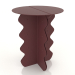 3d model Coffee table 40 x 50 cm (burgundy) - preview
