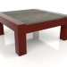 3d модель Боковой стол (Wine red, DEKTON Radium) – превью