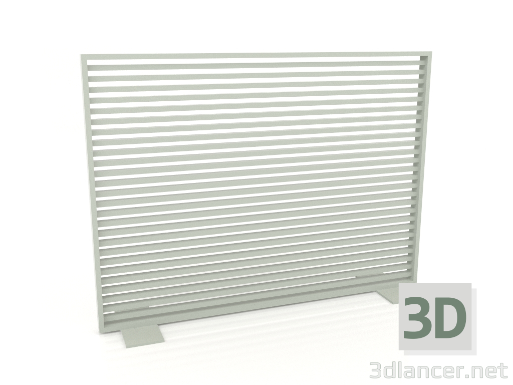 3d model Aluminum partition 150x110 (Cement gray) - preview