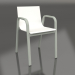 3d model Dining chair model 3 (Cement gray) - preview