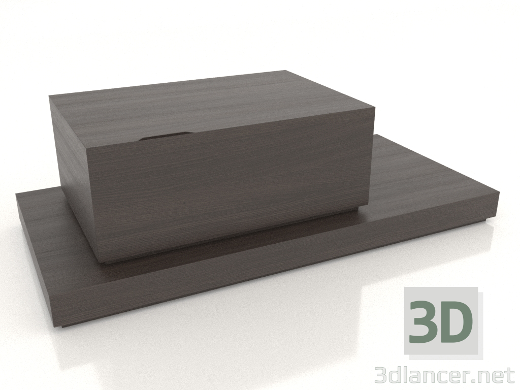 modello 3D Mobile contenitore Simmetria 1000x500x320 mm (opzione 5) - anteprima modello 3D Mobile contenitore Simmetria 1000x500x320 mm (opzione 5) - anteprima