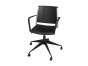 Office chair with armrests, polipro