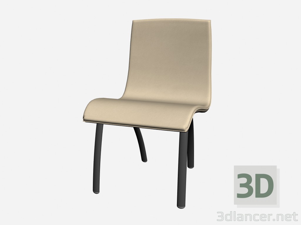 modello 3D Braccioli sedia linea senza Herman 1 - anteprima