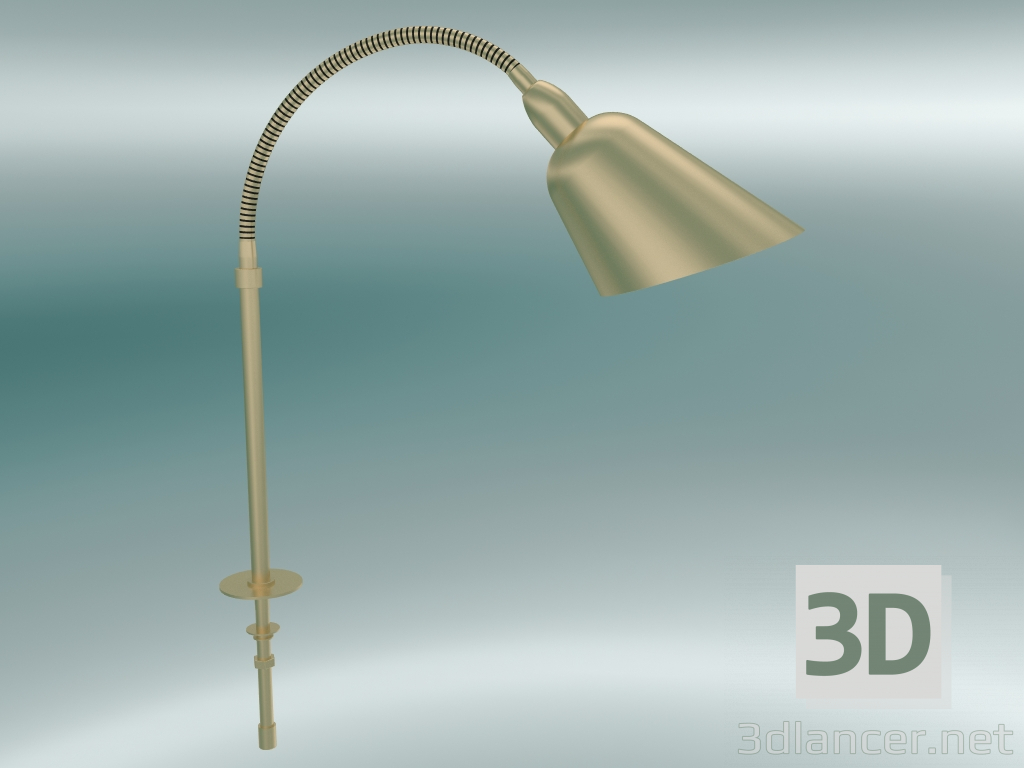 modello 3D Lampada da tavolo Bellevue (AJ10, ottone laccato) - anteprima