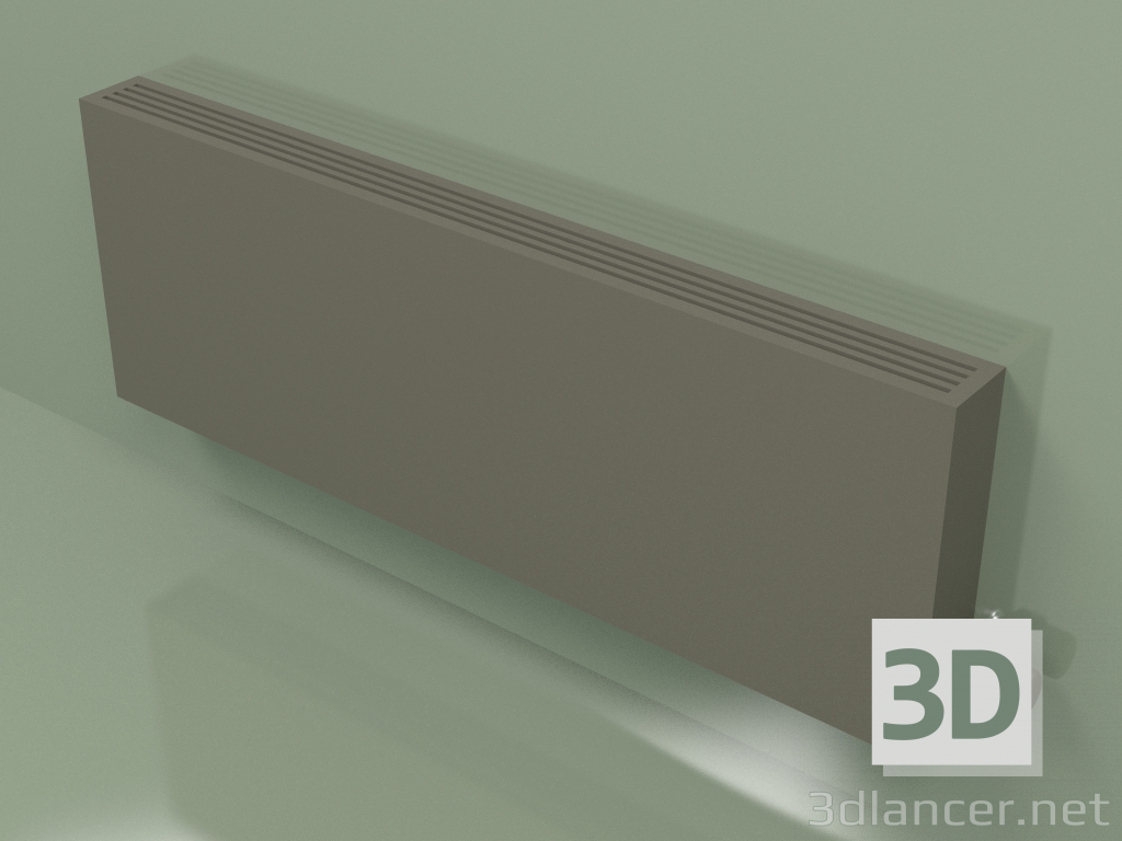 3D modeli Konvektör - Aura Slim Basic (350x1000x80, RAL 7013) - önizleme