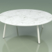 3d модель Стол кофейный 012 (Metal Milk, Carrara Marble) – превью