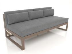 Modular sofa, section 4 (Bronze)