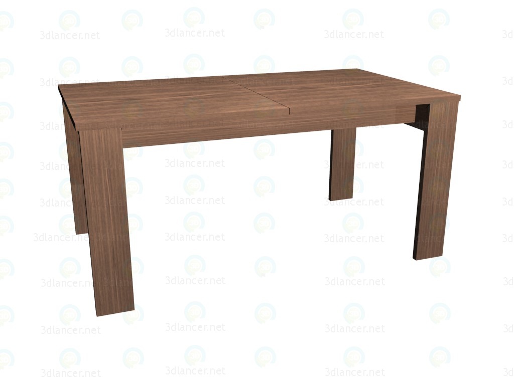 3d model Folding table (folded) - preview