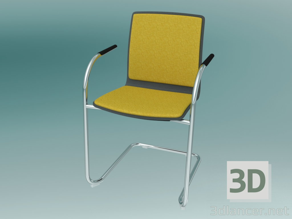 Modelo 3d Cadeira para visitantes (K32V1 2P) - preview