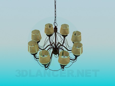 3d model Chandelier - preview 3d model Chandelier - preview