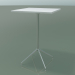 modèle 3D Table carrée 5714, 5731 (H 105 - 69x69 cm, étalée, Blanc, LU1) - preview