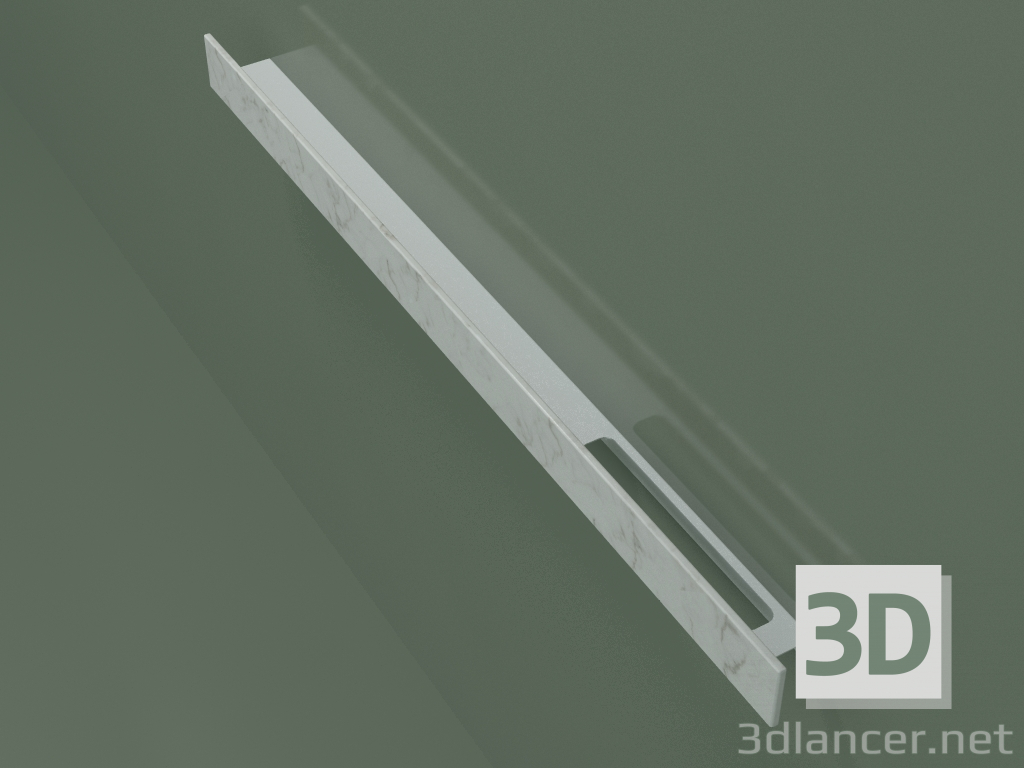3d model Filolucido shelf (90S18D02, Carrara M01) - preview