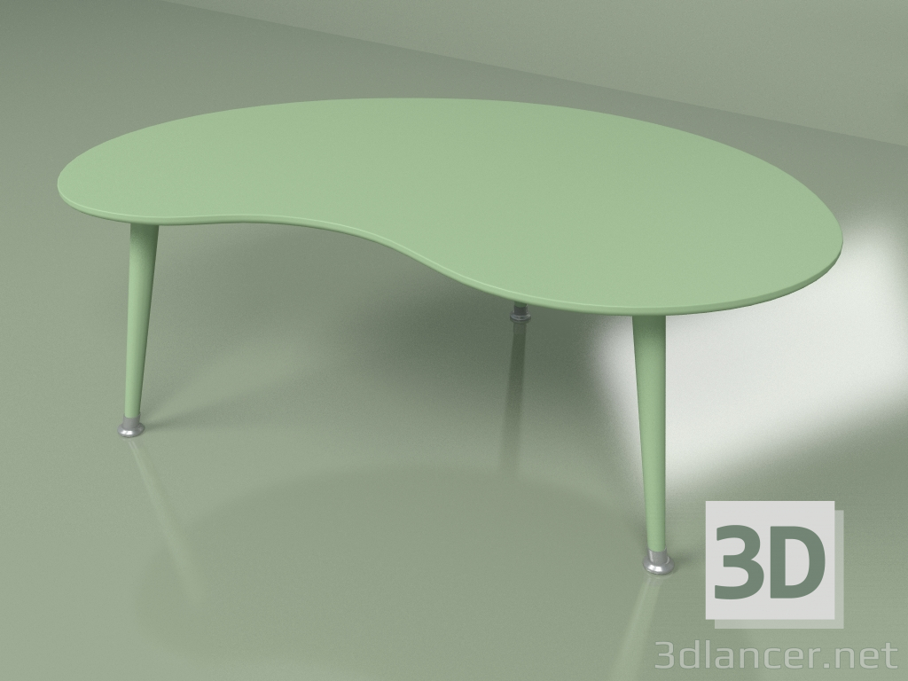 3d модель Журнальный стол Почка монохром (кейл) – превью