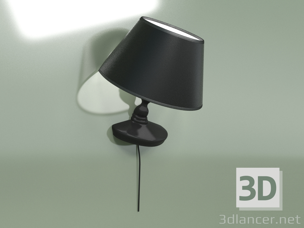 3D modeli Duvar lambası Titanik (siyah) - önizleme
