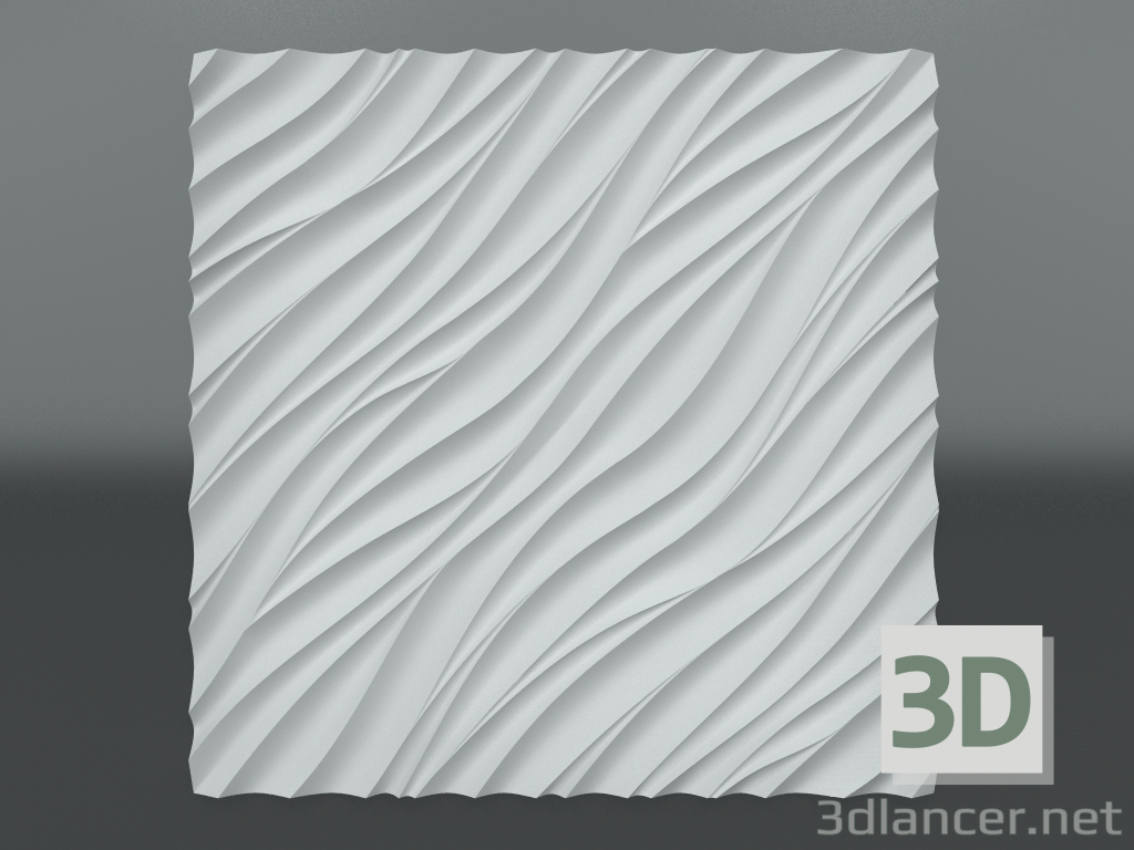 3D modeli Alçı 3d paneli Z-318 - önizleme