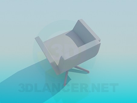 modelo 3D Silla en la oficina - escuchar modelo 3D Silla en la oficina - escuchar