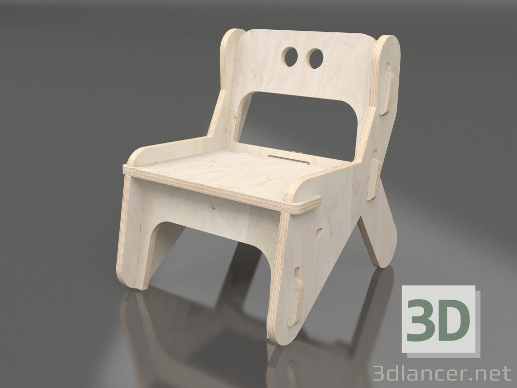 3D modeli Sandalye CLIC C (CNCC00) - önizleme