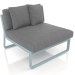 3D Modell Modulares Sofa, Abschnitt 3 (Blaugrau) - Vorschau
