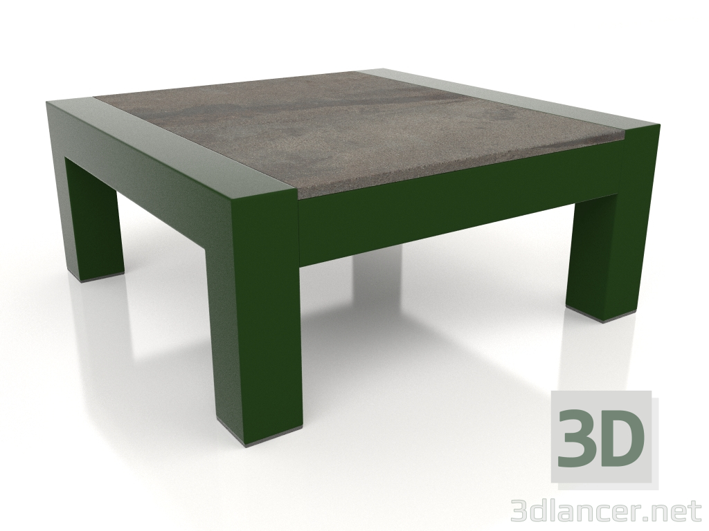 modello 3D Tavolino (Verde bottiglia, DEKTON Radium) - anteprima