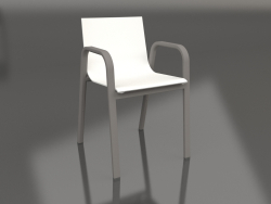Chaise de salle à manger modèle 3 (gris quartz)