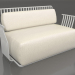 3D Modell 2-Sitzer-Sofa (Grau) - Vorschau