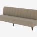 3D Modell Sofa moderne Lotti Settee - Vorschau