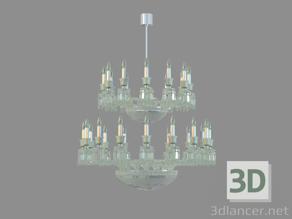 3D Modell Люстра TOURBILLON 28L - Vorschau