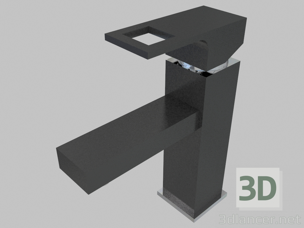 3D modeli Lavabo bataryası - krom siyah Anemon (BCZ B210) - önizleme