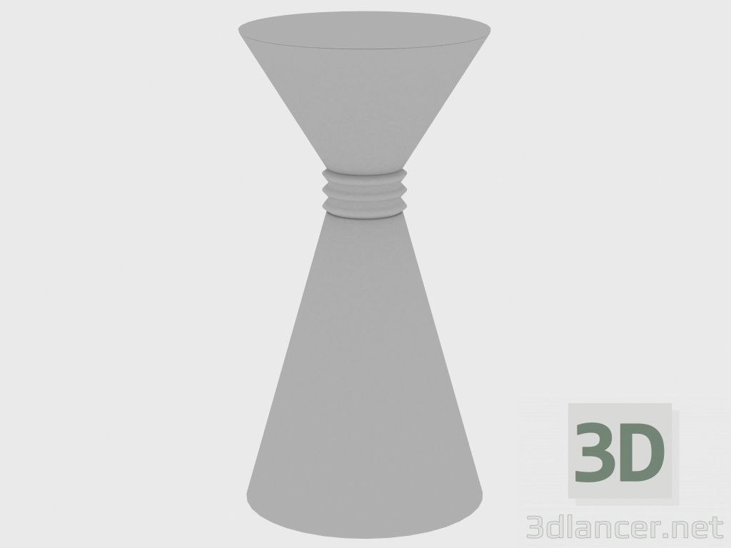 3D modeli Sehpa ANGIE KÜÇÜK TABLO B + C (d36xH70) - önizleme