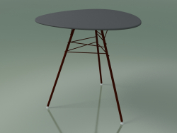 Street table with a triangular top 1812 (Н 74 - D 79 cm, HPL, V34)