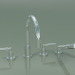 3d model Juego de ducha para bañera, para instalación lateral (27512882-00) - vista previa