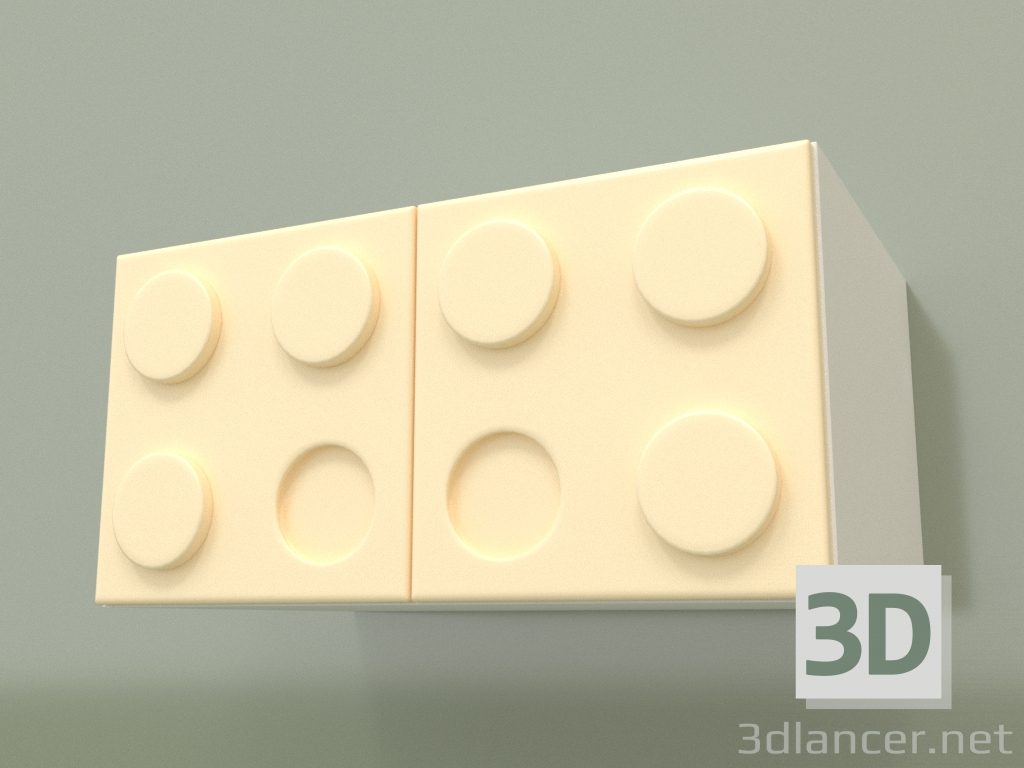 3 डी मॉडल मेजेनाइन (क्रीम) - पूर्वावलोकन